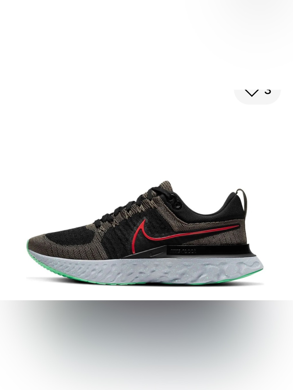 Nike React Infinity Run Flyknit 2 Ridgerock Running Shoes Sneakers Men’s 11